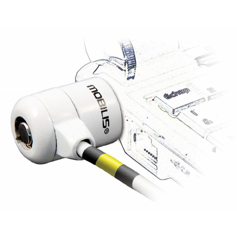 Mobilis Corporate Key cable lock White 1.8 m