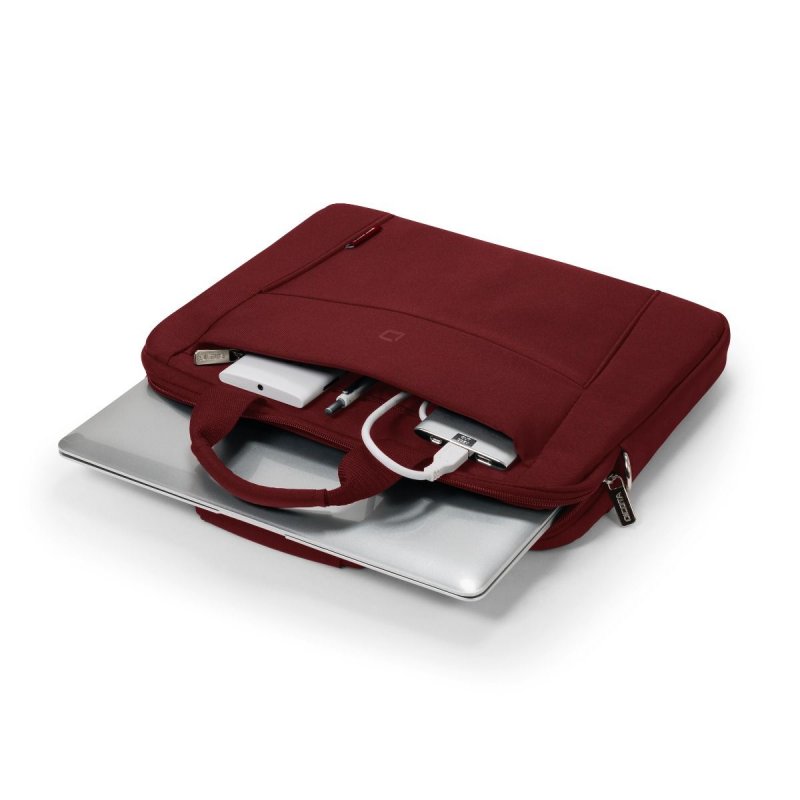 Dicota Slim Case Base 13-14.1 notebook case 35.8 cm (14.1") Messenger case Red