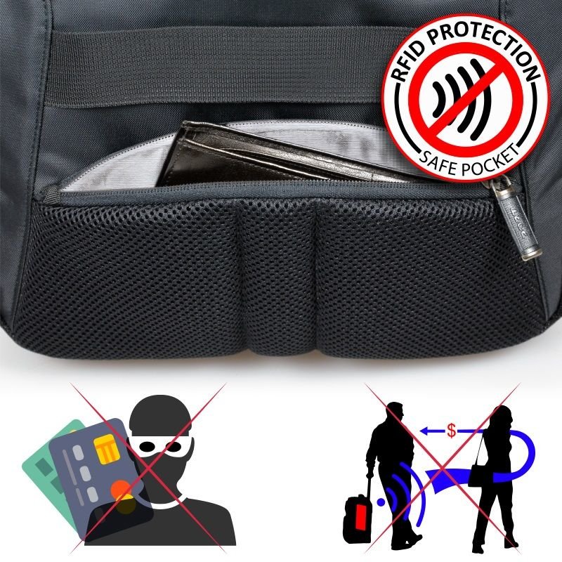 Sac à Dos Ordinateur Portable Port Designs Melbourne 15,6" max (Noir)