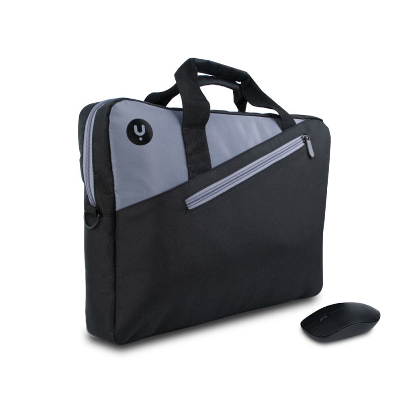 NGS Monray Master Kit Black notebook case 39.6 cm (15.6") Briefcase Black, Grey