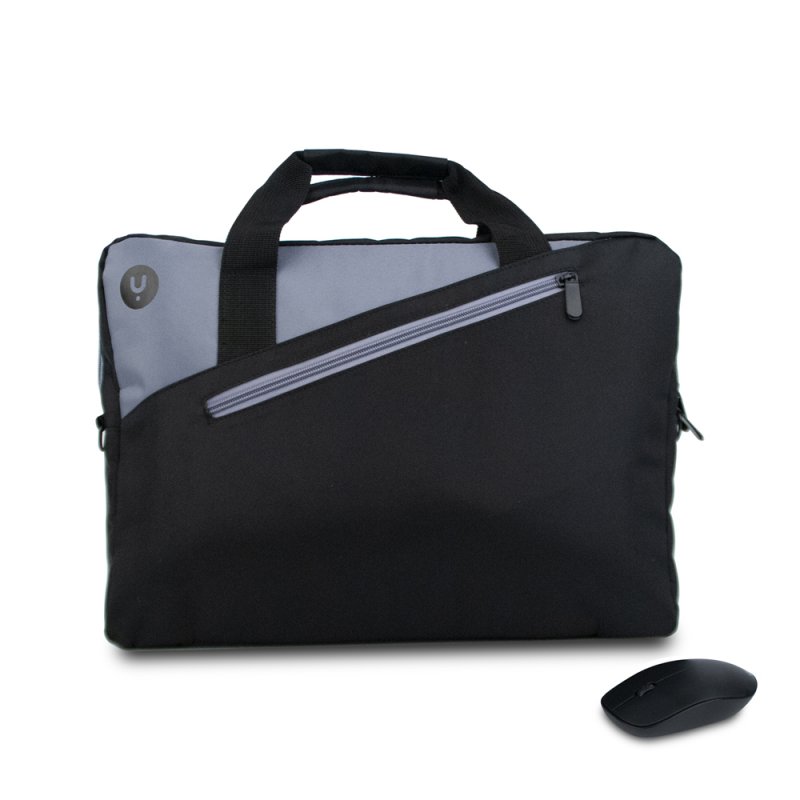 NGS Monray Master Kit Black notebook case 39.6 cm (15.6") Briefcase Black, Grey
