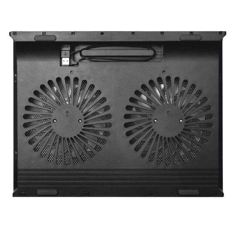 Support ventilé Trust Azul 17,3" max (Noir)