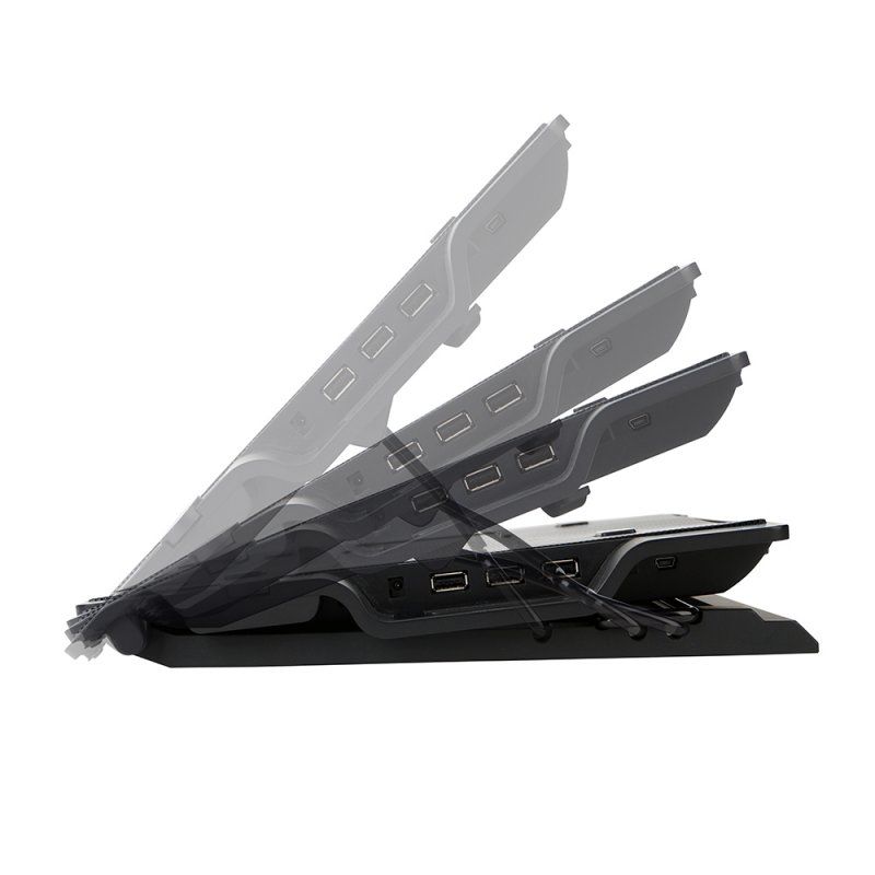 Zalman ZM-NS2000 notebook cooling pad 43.2 cm (17") Black