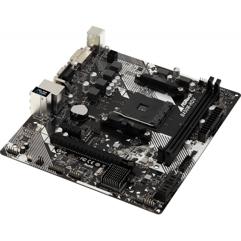 Carte Mère ASRock B450M-HDV (AM4) Micro ATX