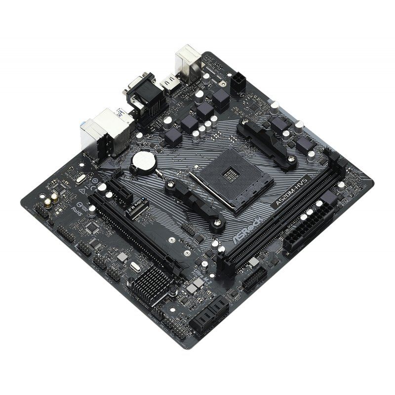 STOCK3 - Asrock A520M-HVS AMD A520 Emplacement AM4 micro ATX