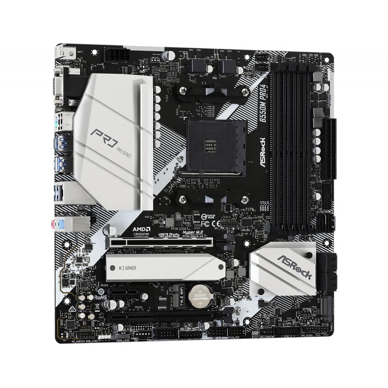 Carte Mère ASRock B550M Pro4 (AM4) Micro ATX