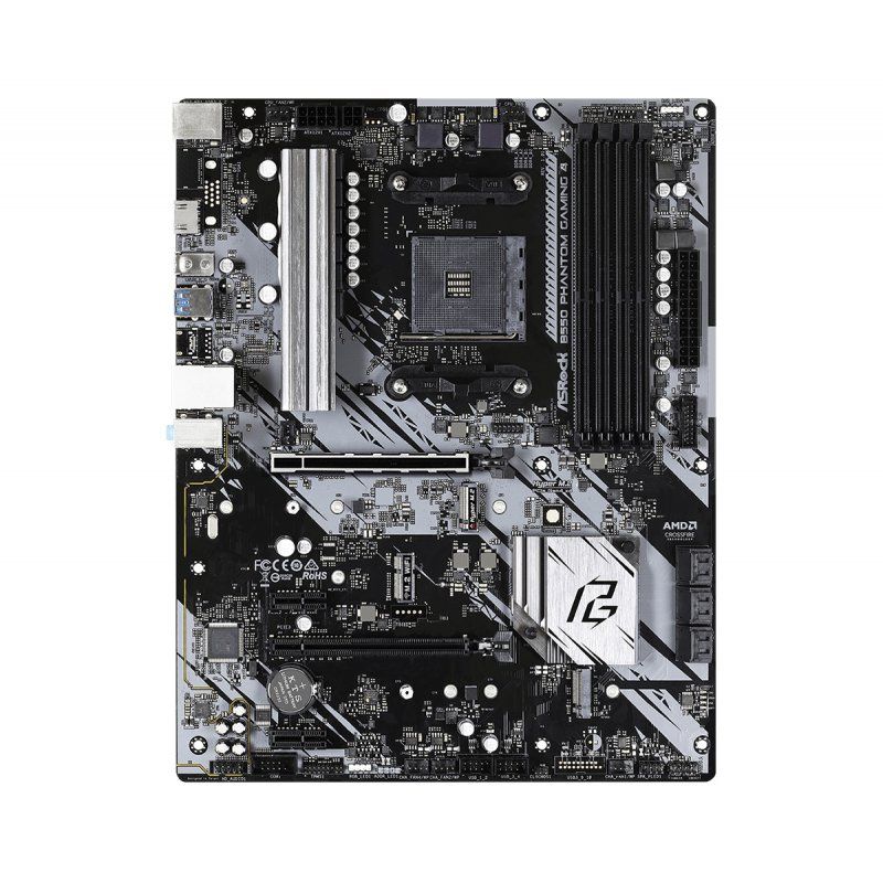 STOCK1 - Asrock B550 Phantom Gaming 4 AMD B550 Emplacement AM4 ATX