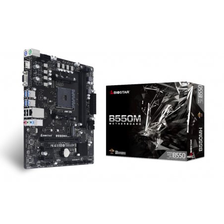 Biostar B550MH Ver. 6.0 AMD B550 Socket AM4 micro ATX