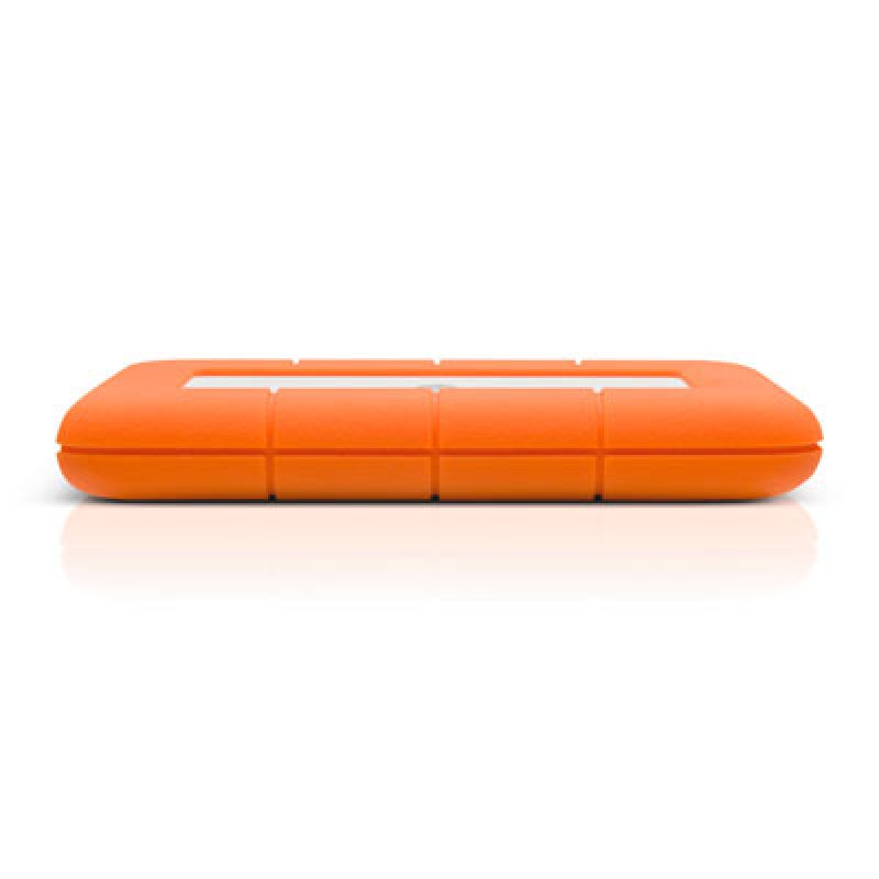 LaCie Rugged Mini external hard drive 1 TB Orange, Silver