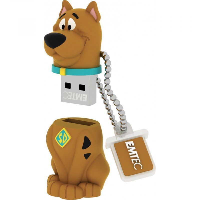Clé USB Emtec compatible HB106 Scooby-Doo 16Go USB 2.0 (Marron)