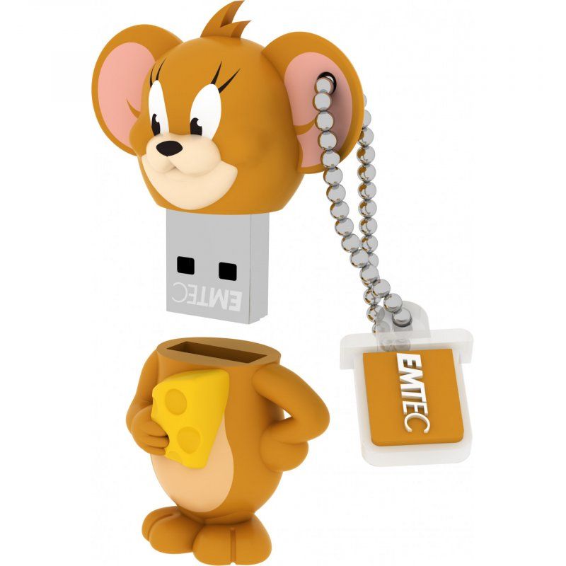 Clé USB Emtec compatible HB103 Jerry 16Go USB 2.0 (Marron)