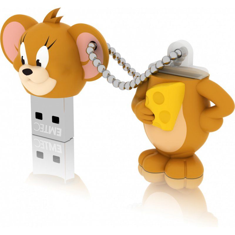Clé USB Emtec compatible HB103 Jerry 16Go USB 2.0 (Marron)