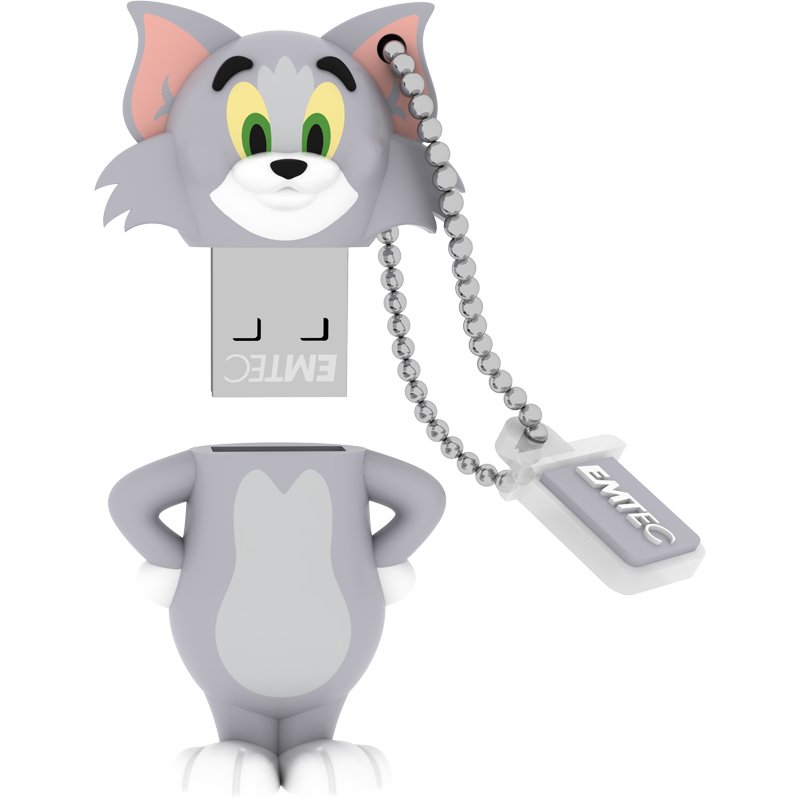 Clé USB Emtec compatible HB102 Tom 16Go USB 2.0 (Gris)