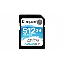 512GB SDXC CANVAS GO 90R/45W CL10 U3 V30