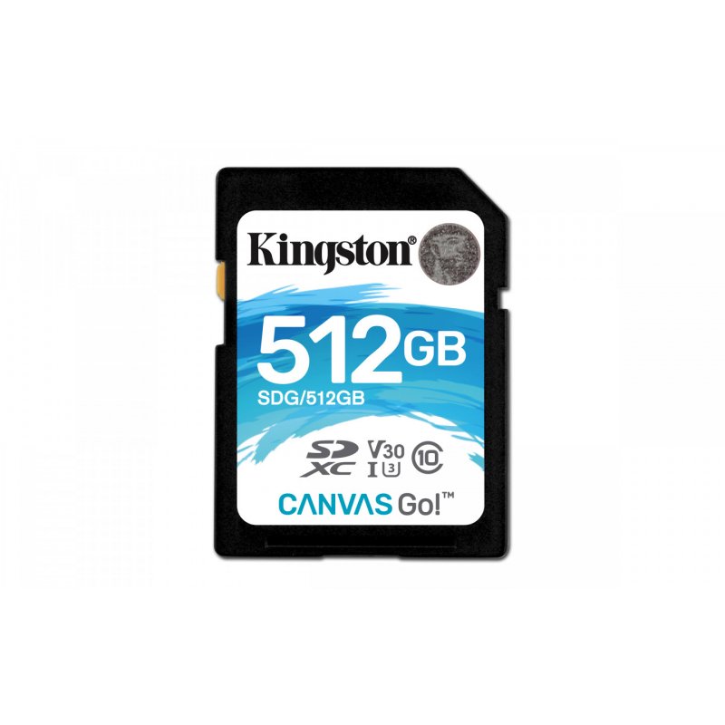 Kingston Technology Canvas Go! 512 GB SDXC UHS-I Class 10
