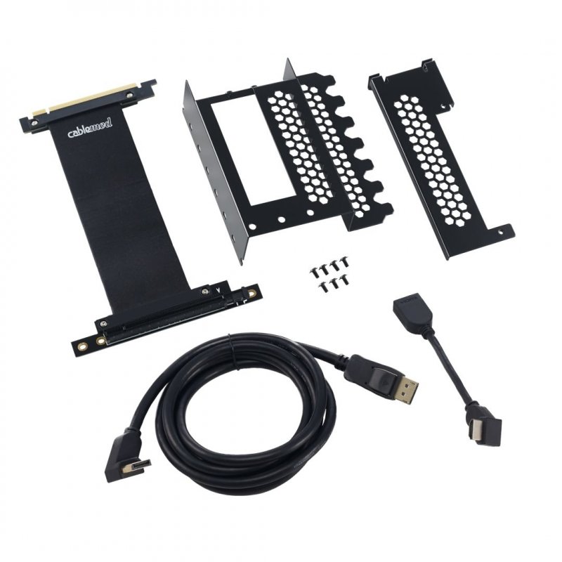 CableMod compatible support de carte graphique vertical avec câble de montage PCIe x16