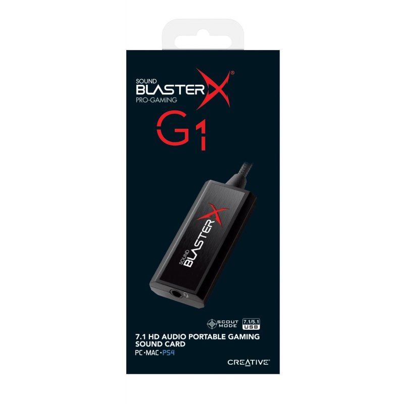 Creative Labs Sound BlasterX G1 7.1 channels USB