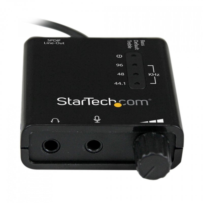 StarTech.com Externe Soundkarte ICUSBAUDIO2D - USB/SPDIF/3,5-Klinke