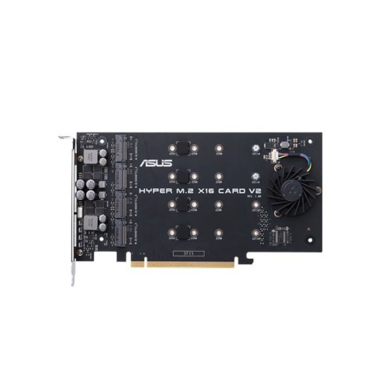 Carte Contrôleur PCI Express 16X Asus Hyper M.2 - 4 ports M.2 SATA
