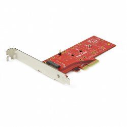 StarTech.com Adaptateur SSD PCIe M2 - x4 PCIe 3.0 NVMe / AHCI / NGFF / M-Key - Low Profile et Full Profile - Adaptateur 