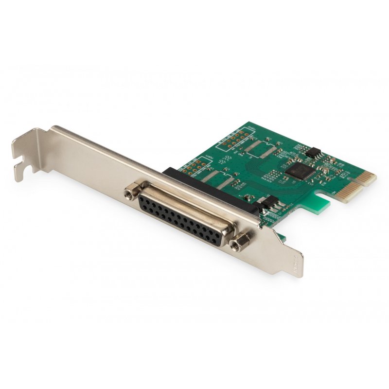 DIGITUS Carte PCI Express parallèle, 1 port + Low Profile