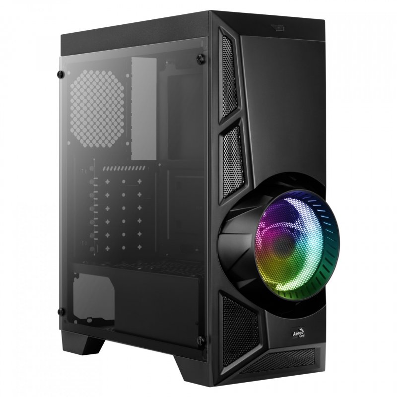 Aerocool AeroEngine RGB Midi Tower Black