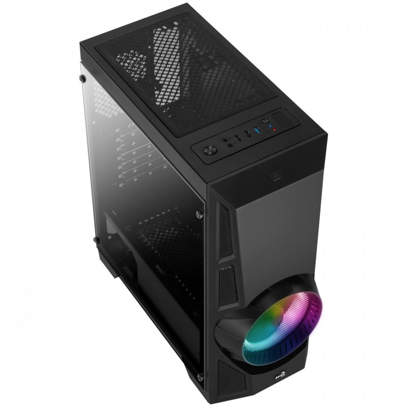 Aerocool AeroEngine RGB Midi Tower Black