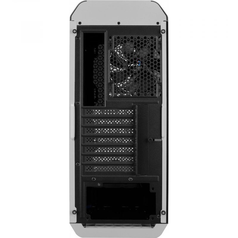 Boitier Moyen Tour ATX AeroCool compatible Aero One avec panneau vitré (Blanc/Noir)