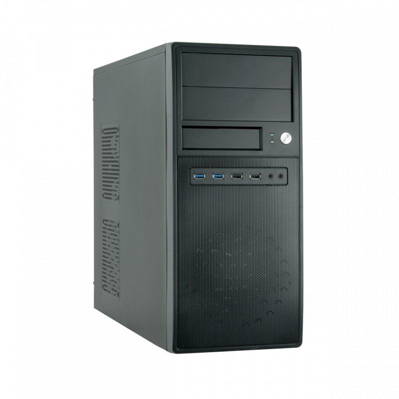 STOCKDIV1 - Chieftec CG-04B-OP unité centrale Midi Tower Noir