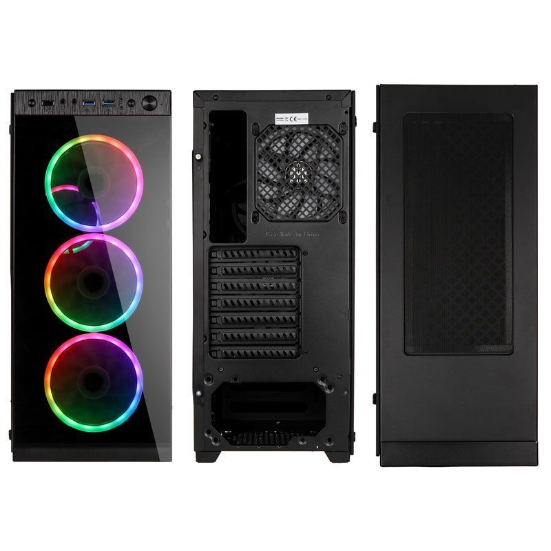 Kolink Horizon Cubierta para PC Midi Tower Black
