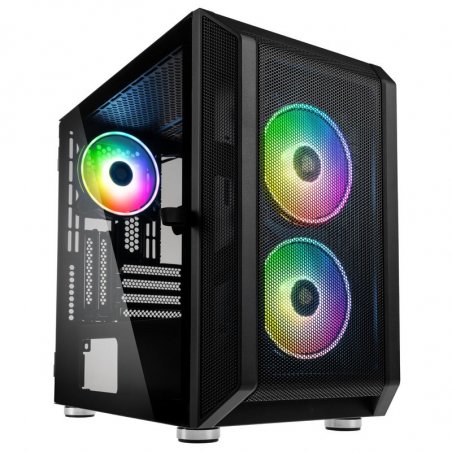 Kolink compatible Citadel Mesh RGB Micro-ATX Gehäuse - schwarz
