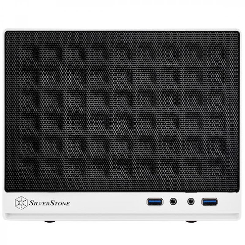 Silverstone SG13 Mini Tower Noir, Blanc