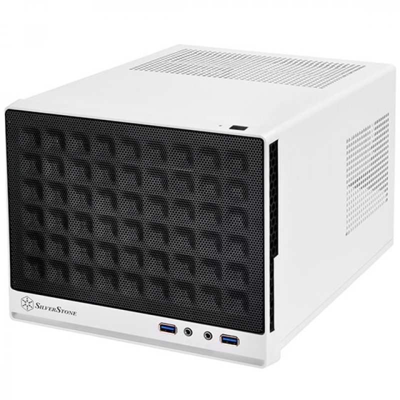 Boitier Mini Tour Mini ITX Silverstone SG13 (Blanc/Noir)