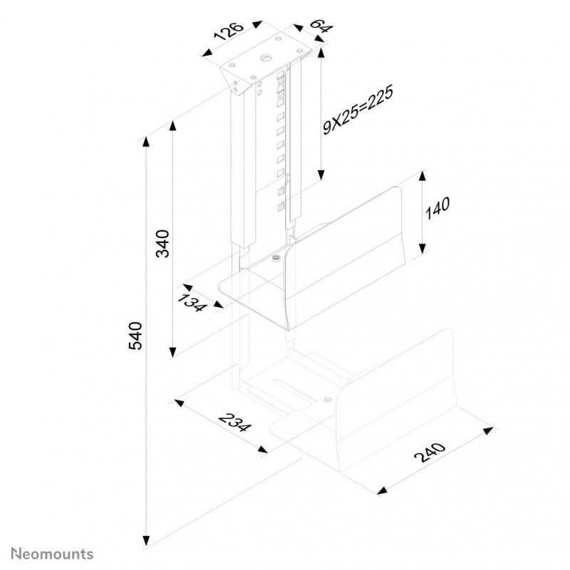 Neomounts by Newstar support pour ordinateur