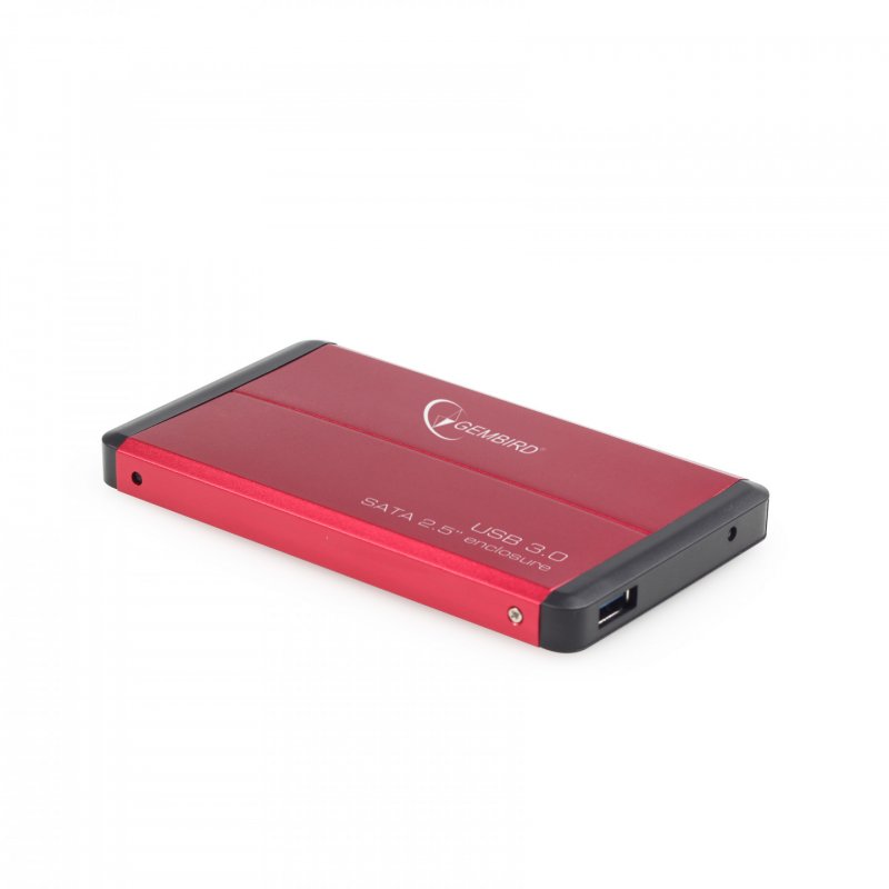 Boitier externe Gembird compatible EE2-U3S-2-!r USB 3.0 - 2"1/2 S-ATA (Rouge)