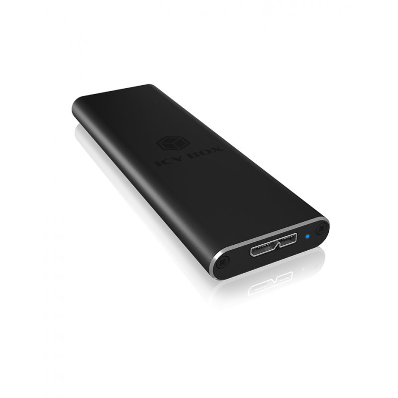 M.2 zu USB 3.0 Host, Aluminium, noir ICY BOX