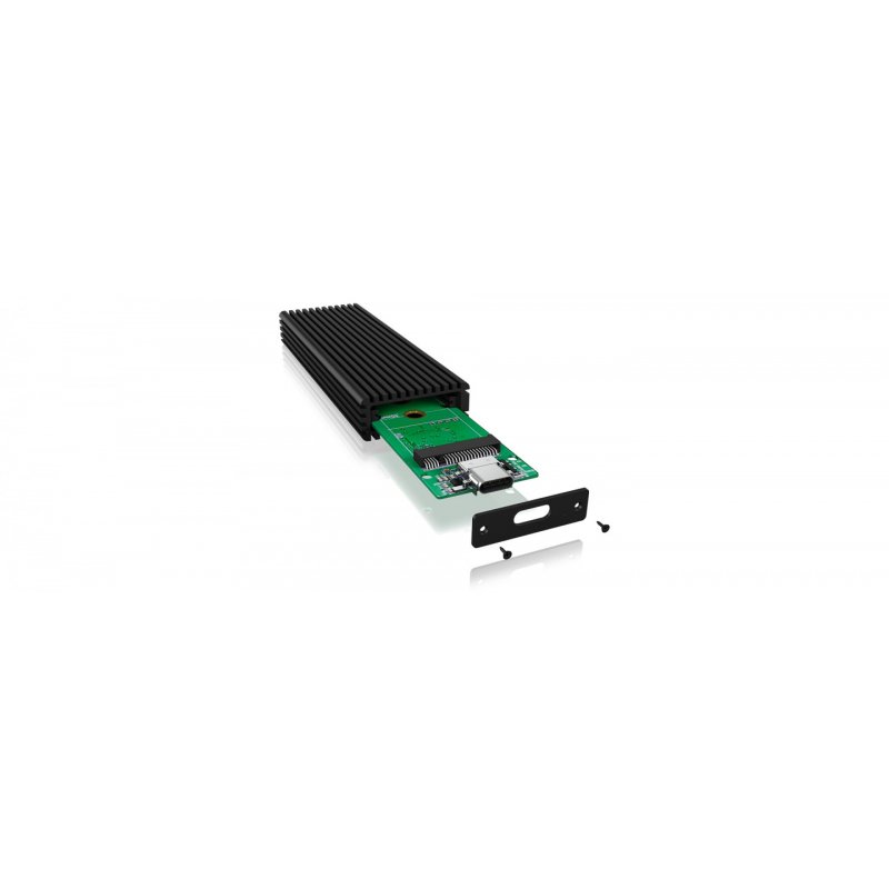 Boitier externe pour SSD M.2 NVMe Icy Box compatible IB-1816M-C31 USB 3.1 Type C (Noir)