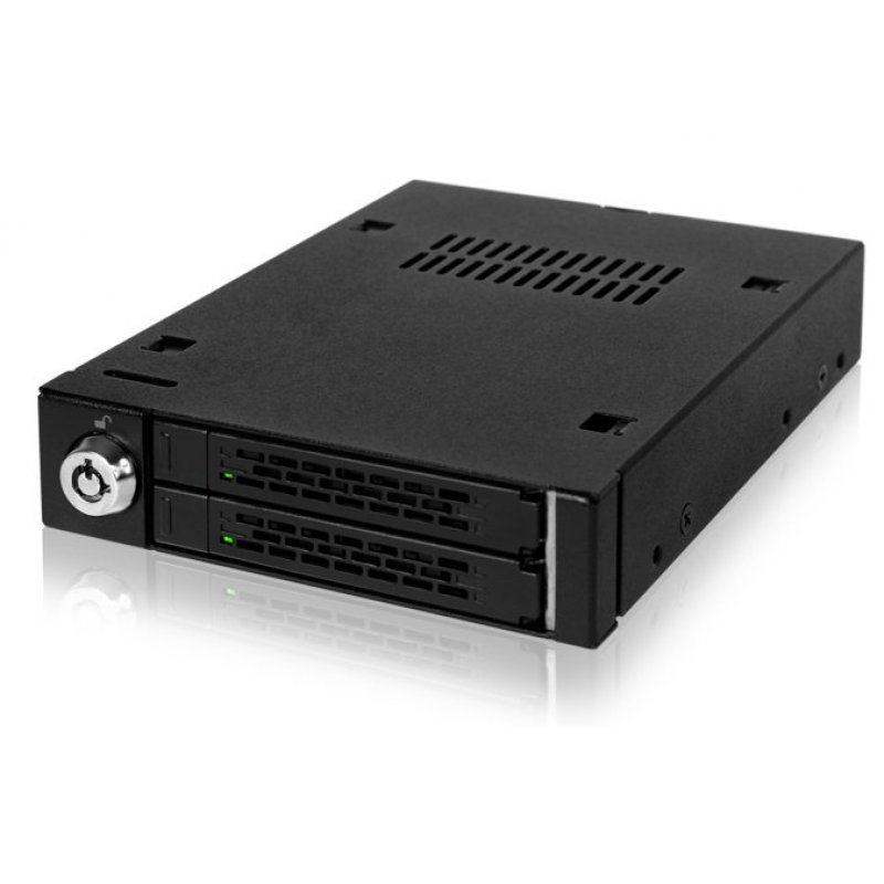 Rack Serial ATA Icy Dock compatible MB992SK-B Double Baie 2,5" pour emplacement 3,5"