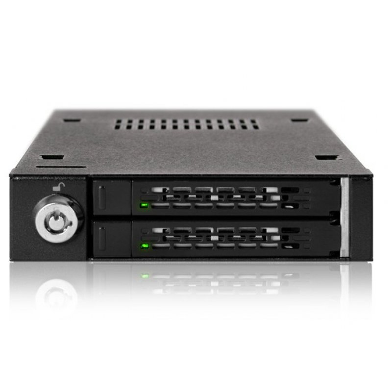 Rack Serial ATA Icy Dock compatible MB992SK-B Double Baie 2,5" pour emplacement 3,5"