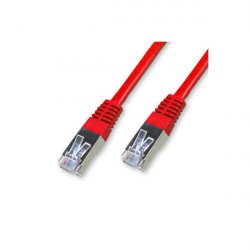 Câble/Cordon réseau RJ45 Catégorie 6 FTP (F/UTP) Droit 1m (Rouge)