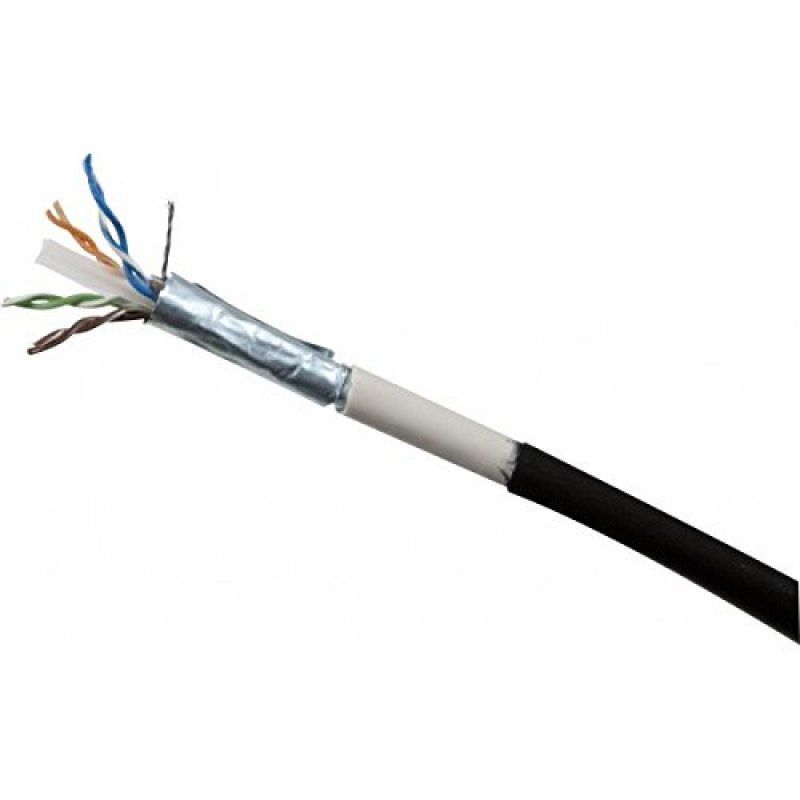 Connect 845039 câble de réseau Noir 1 m Cat6 F/UTP (FTP)