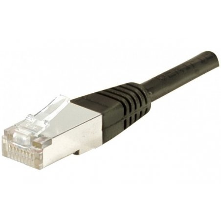 Dexlan 15m, RJ-45 câble de réseau Noir Cat6 F/UTP (FTP)