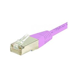 Câble/Cordon réseau RJ45 Catégorie 6 SSTP (S/FTP) 20m (Rose)