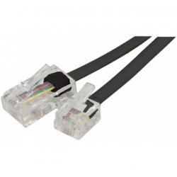 Cable RJ11 - RJ45 - 2m (Noir)
