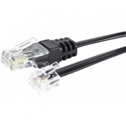 Cable RJ11 - RJ45 - 10m (Noir)